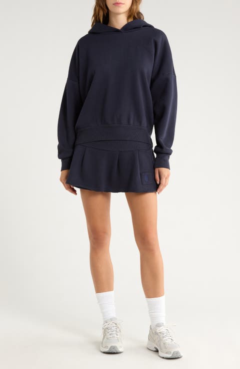 FP Movement Sprint to the Finish Cotton Blend Fleece Hoodie & Miniskirt Set