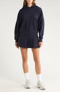 Free People FP Movement Sprint to the Finish Cotton Blend Fleece Hoodie & Miniskirt Set