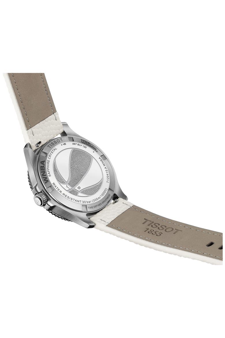 Seastar Wilson WNBA Quartz Watch, 40mm, Alternate, color, STAINLESS STEEL