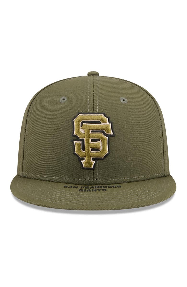 New Era Men's New Era  Olive San Francisco Giants 2026 Armed Forces Day 59FIFTY Fitted Hat, Alternate, color, Olive