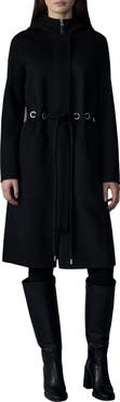 Mackage Blithe Handmade Wool Double Face Hooded Coat