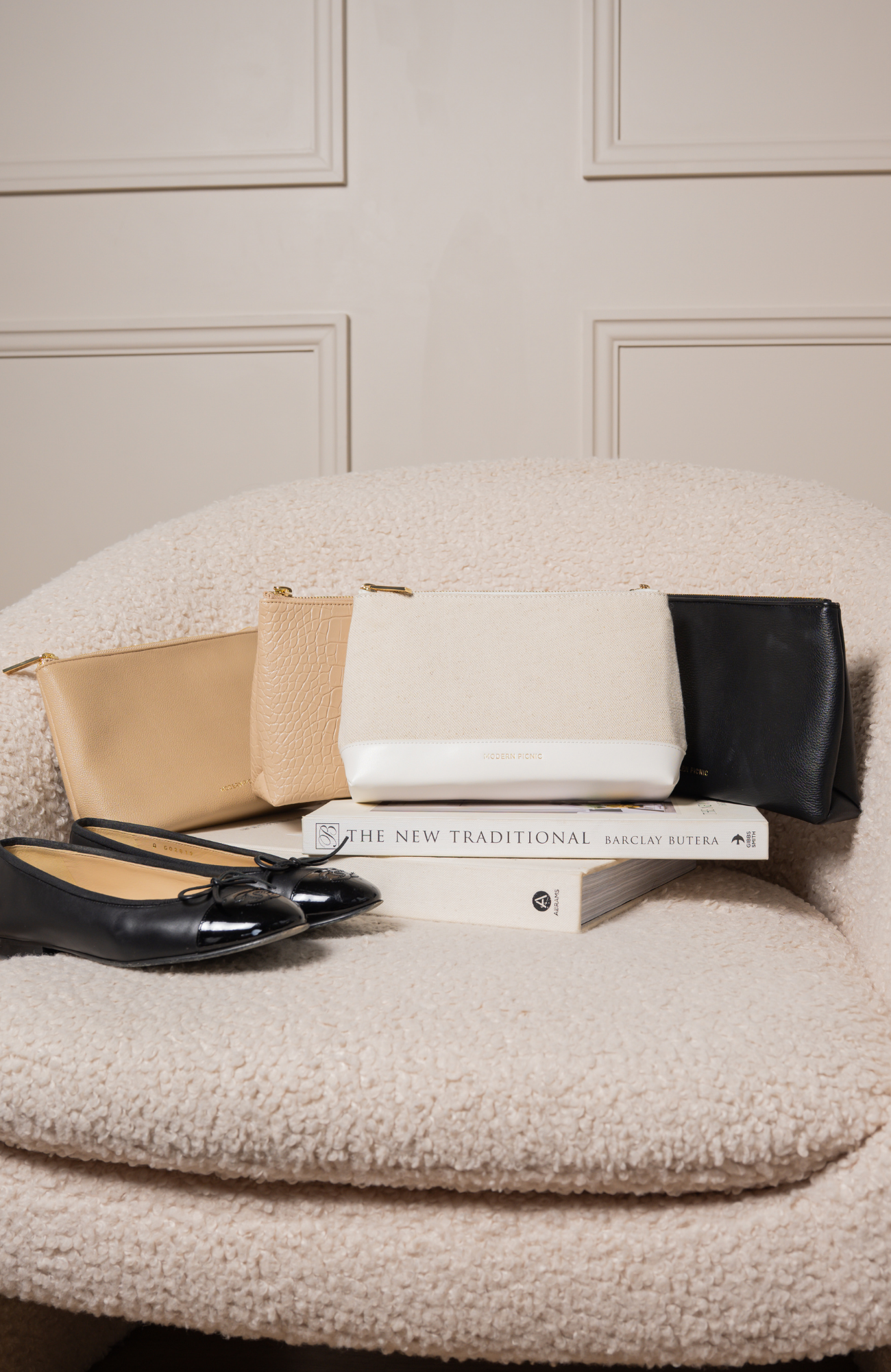 Modern Picnic THE SNACKER, Alternate, color, White Canvas