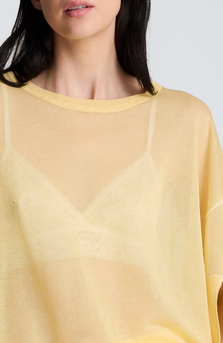 Kenneth Cole Semisheer Crewneck Sweater, Alternate, color, 