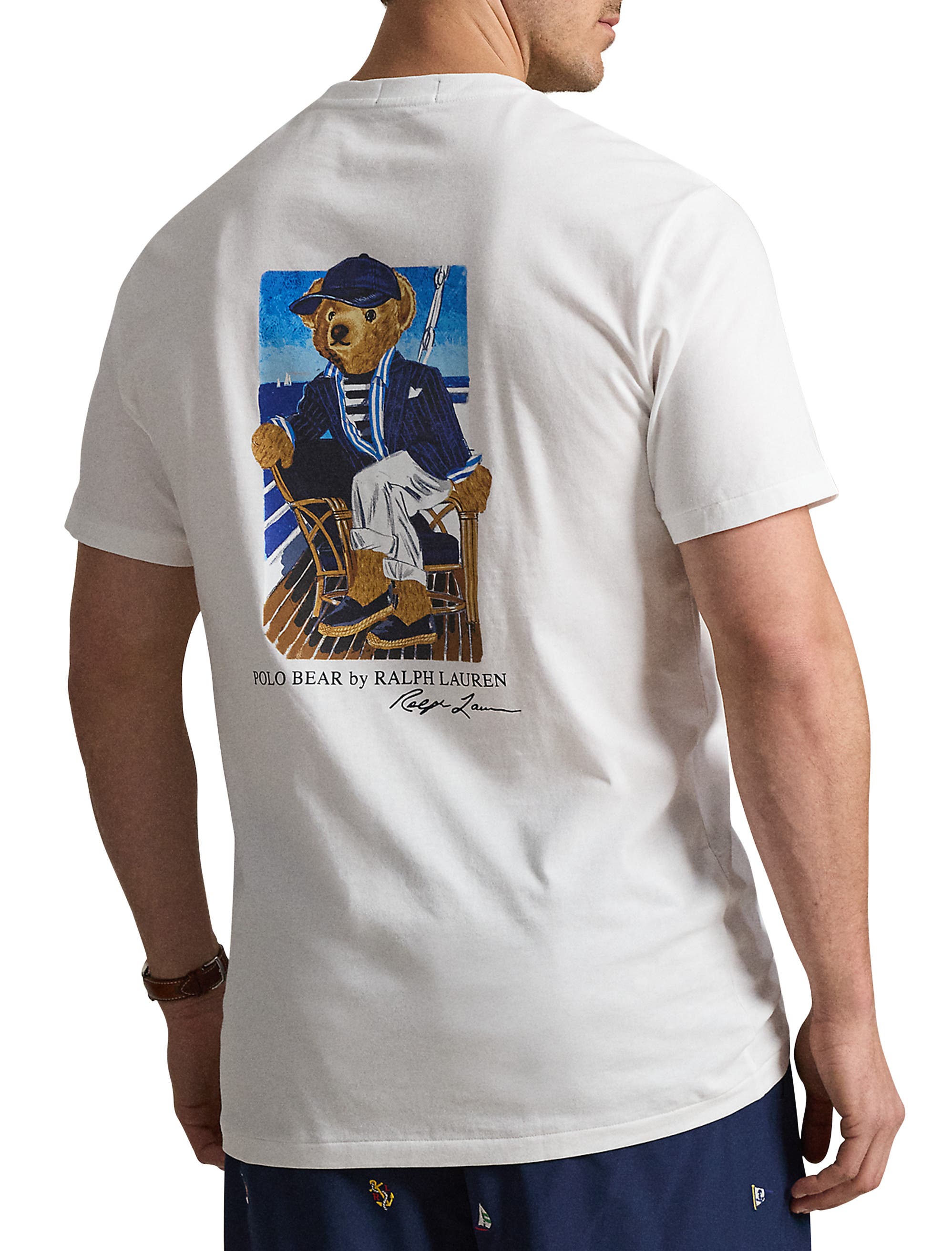 90s ralph lauren”BD“鬼フェード“ shirt Big & Tall Newport Bear Graphic T-Shirt (Men) | Nordstrom