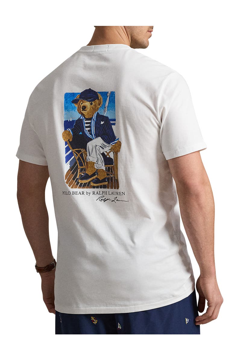 Polo Ralph Lauren Big & Tall Newport Bear Graphic T-Shirt, Alternate, color, White