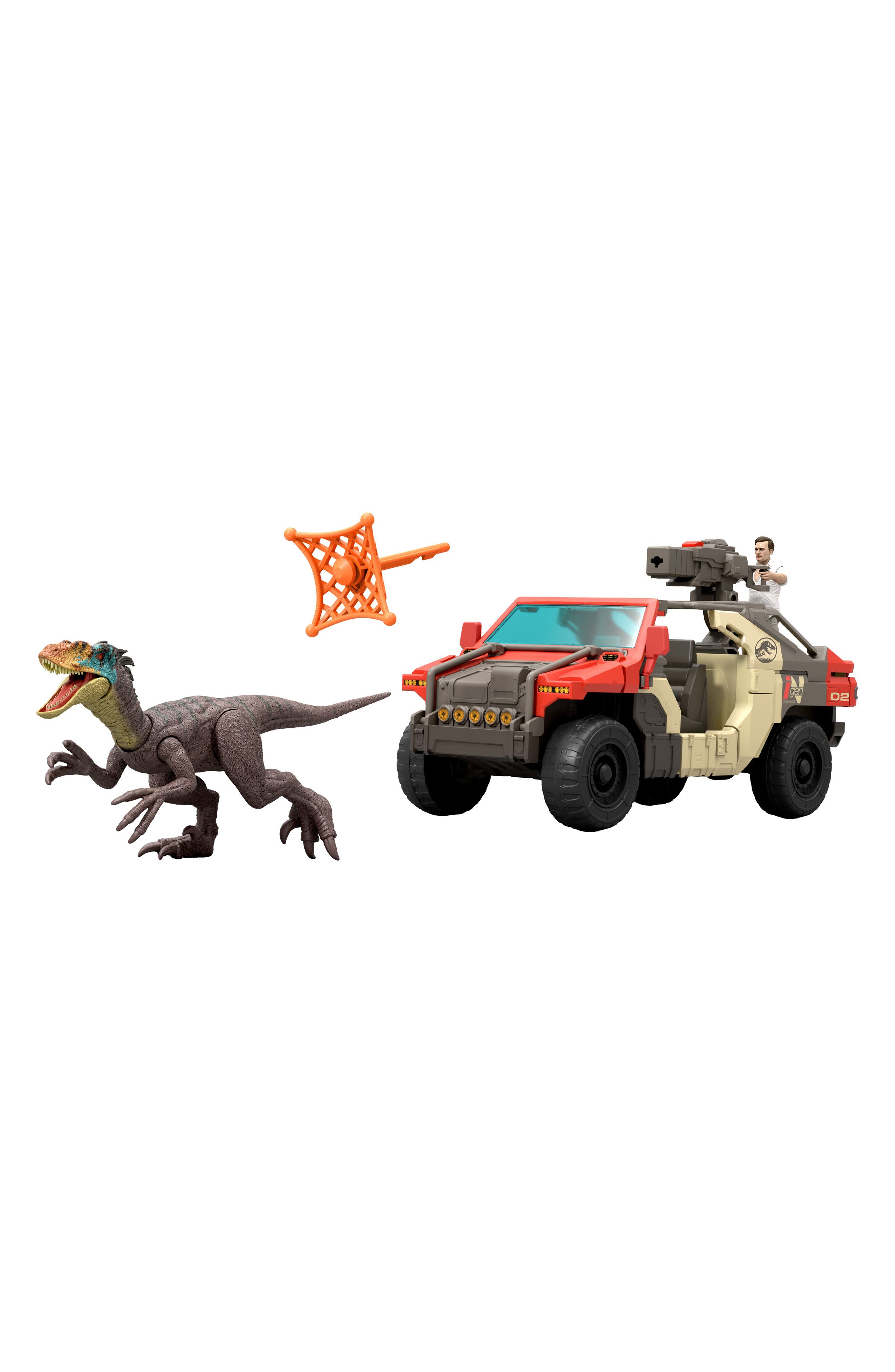 JURASSIC WORLD Rebirth Launch N' Battle Vehicle Playset in None 