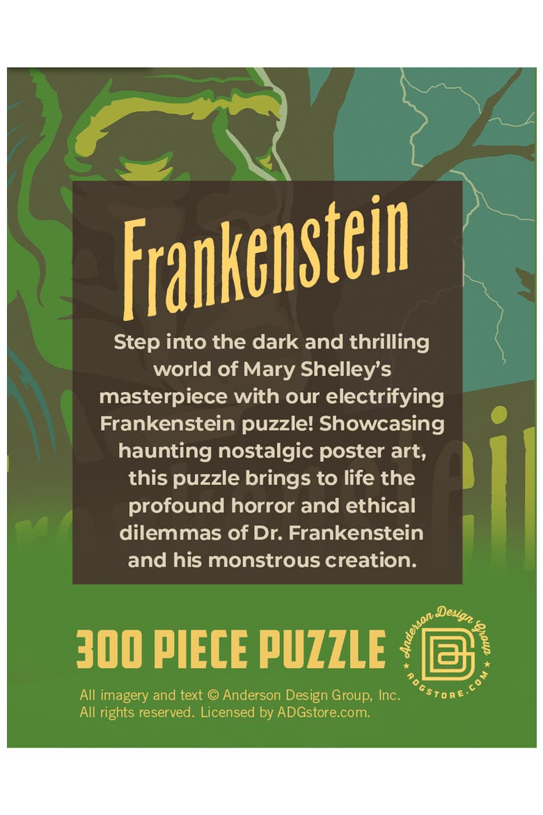 Frankenstein 300 Piece Jigsaw Puzzle, Alternate, color, Multicolor
