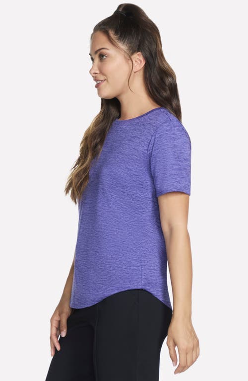 Skechers Godri Swift Womens Heathered Pullover Top In Blue