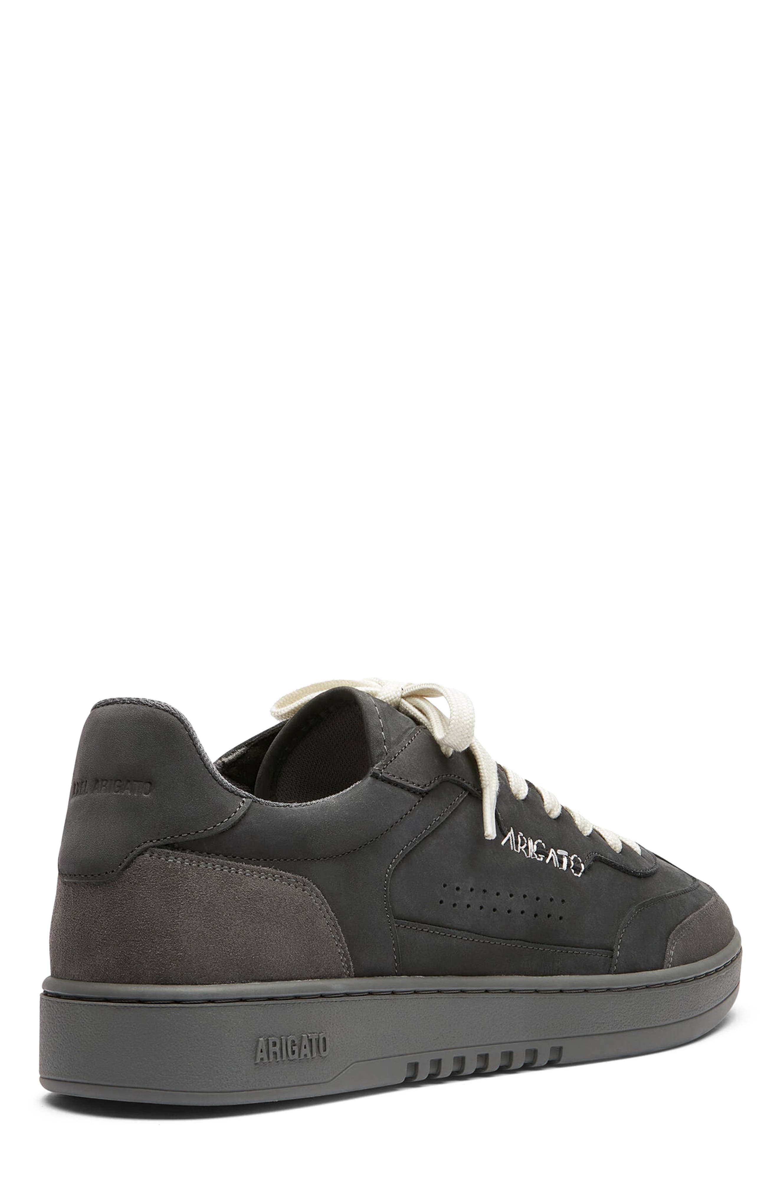 Axel Arigato Dice T-Toe Leather Sneaker, Alternate, color, Off Black/Off Black
