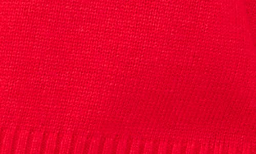 Cece Tie Neck Cardigan In Red