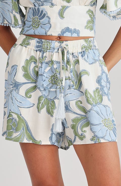 Odyssey Floral Drawstring Shorts