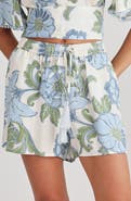Talisman the Label Odyssey Floral Drawstring Shorts