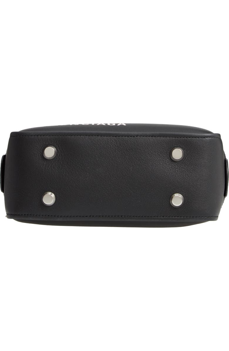 Balenciaga Extra Small Triangle Leather Satchel, Alternate, color,