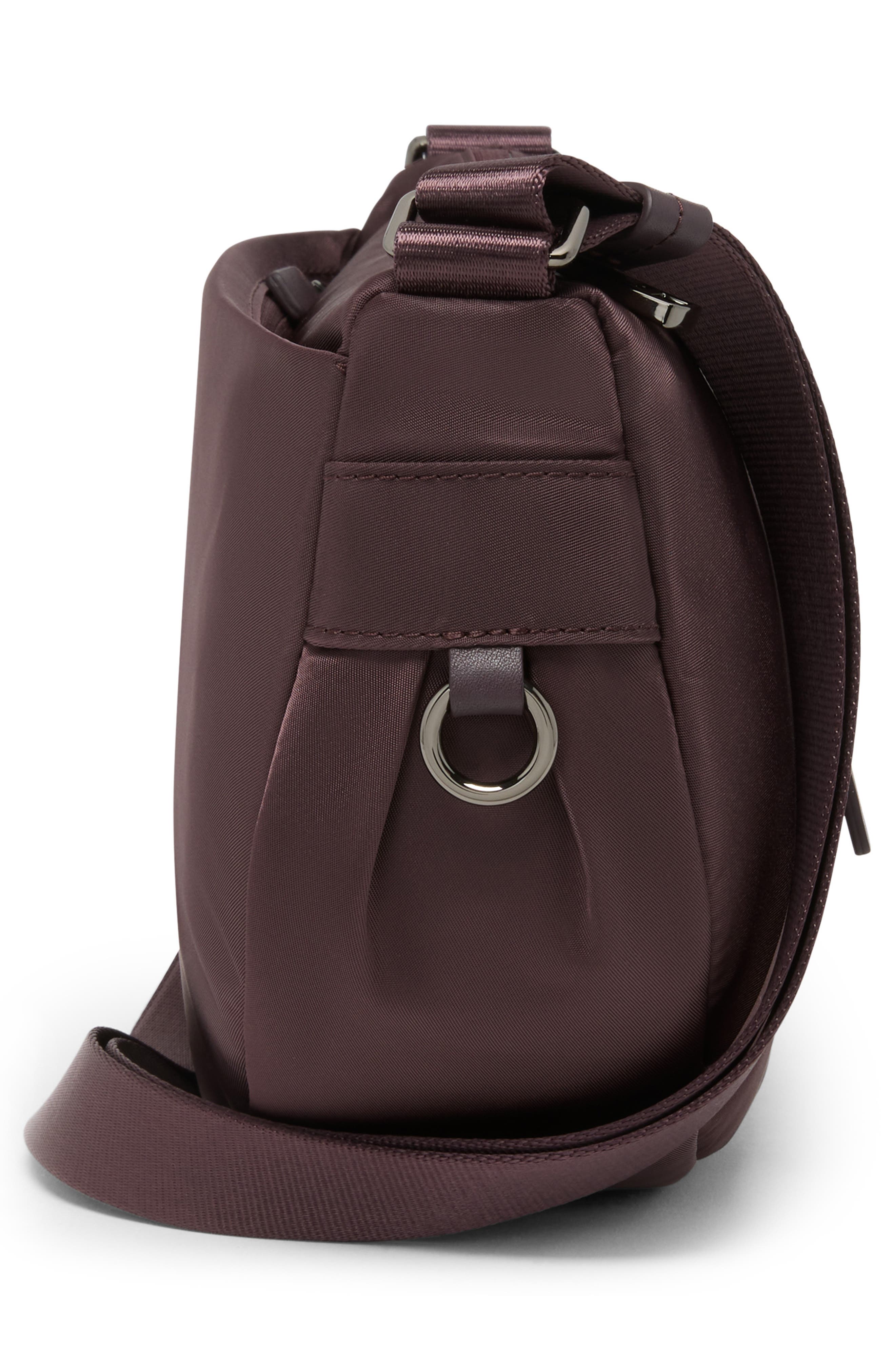 Maujer Nylon Crossbody Bag, Alternate, color, DEEP PLUM