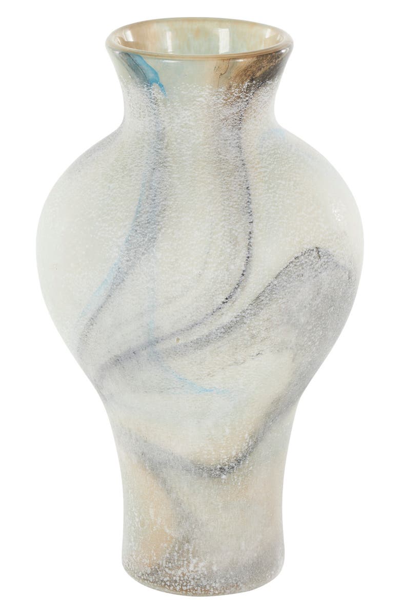 GINGER BIRCH STUDIO Marbled Glass Vase, Alternate, color, 