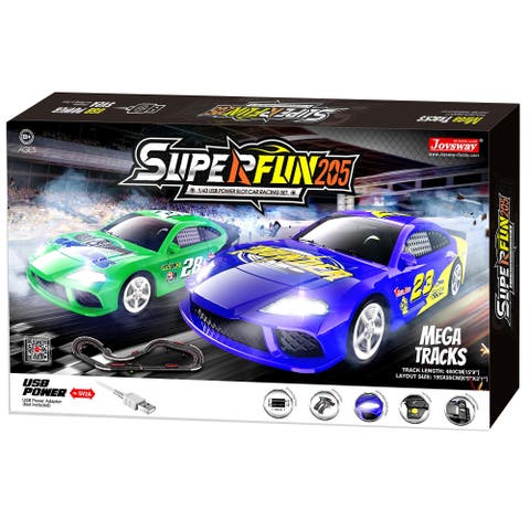 Superfun 205 Usb Power Slot Car Racing Set