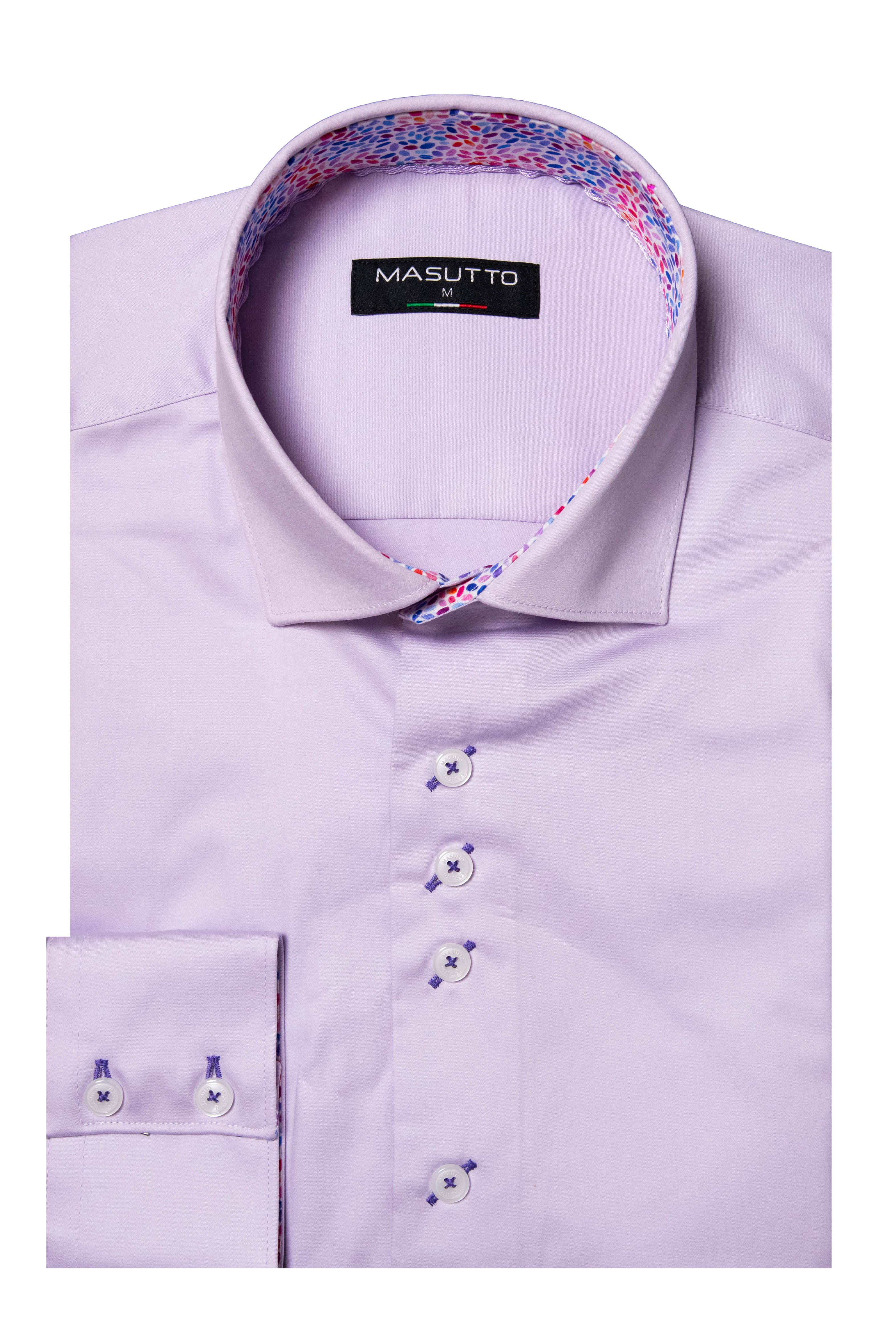 Lian Solid 3 Button-Up Long Sleeve Shirt - image 4