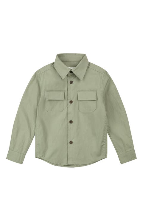 Kids' Organic Cotton Button-Up Shirt (Toddler & Little Kid)