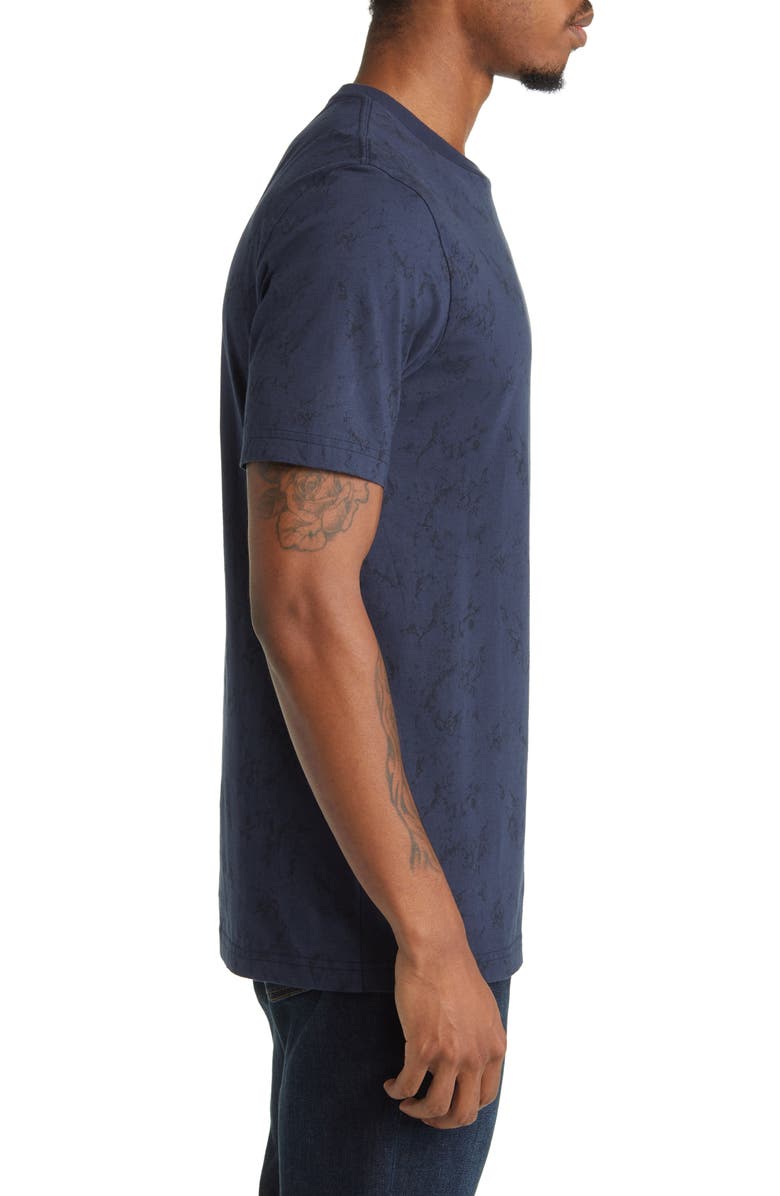 TravisMathew Warmer Tides Cotton T-Shirt, Alternate, color, Total Eclipse