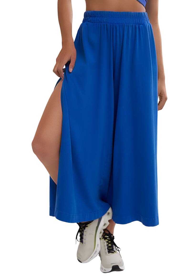FP Movement Hot Shot Slit Wide Leg Pants, Alternate, color, ULTRA INDIGO
