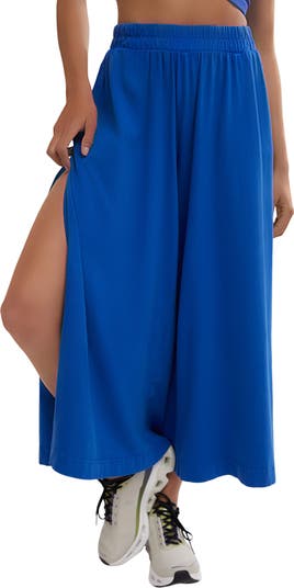 Free People FP Movement Hot Shot Slit Wide Leg Pants | Nordstrom