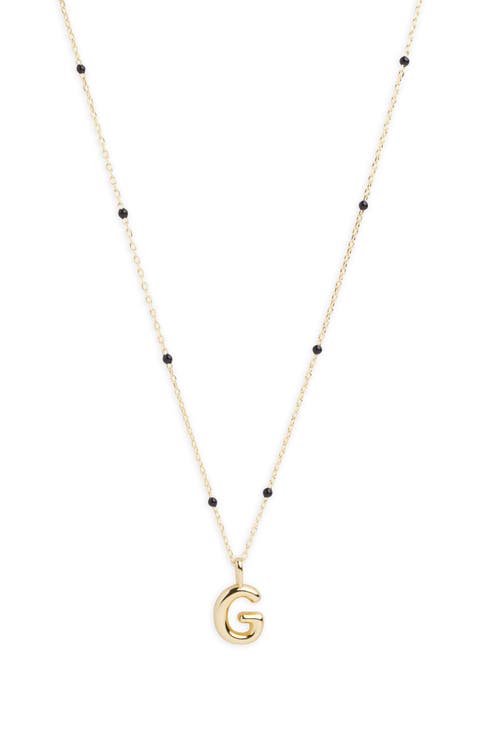 Initial Pendant Necklace