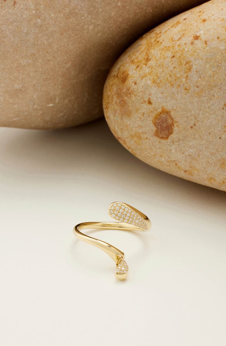 Kloto Mingle Pavé Diamond Ring, Alternate, color, Gold
