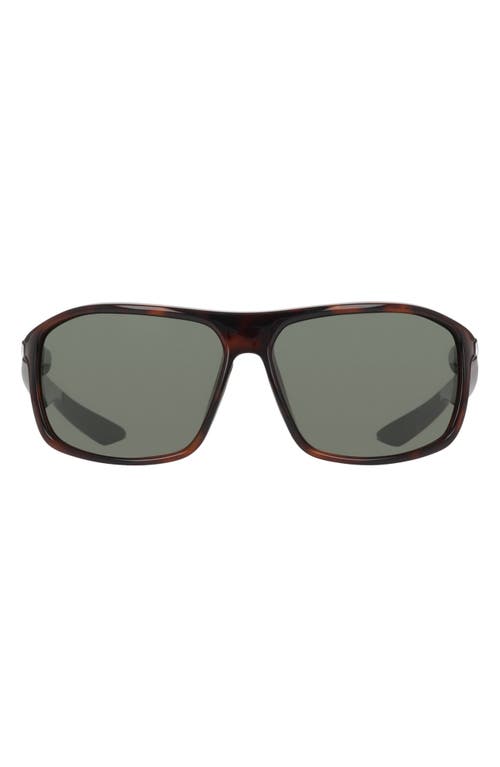 Nike Premier Stride 63mm Rectangular Sunglasses In Black