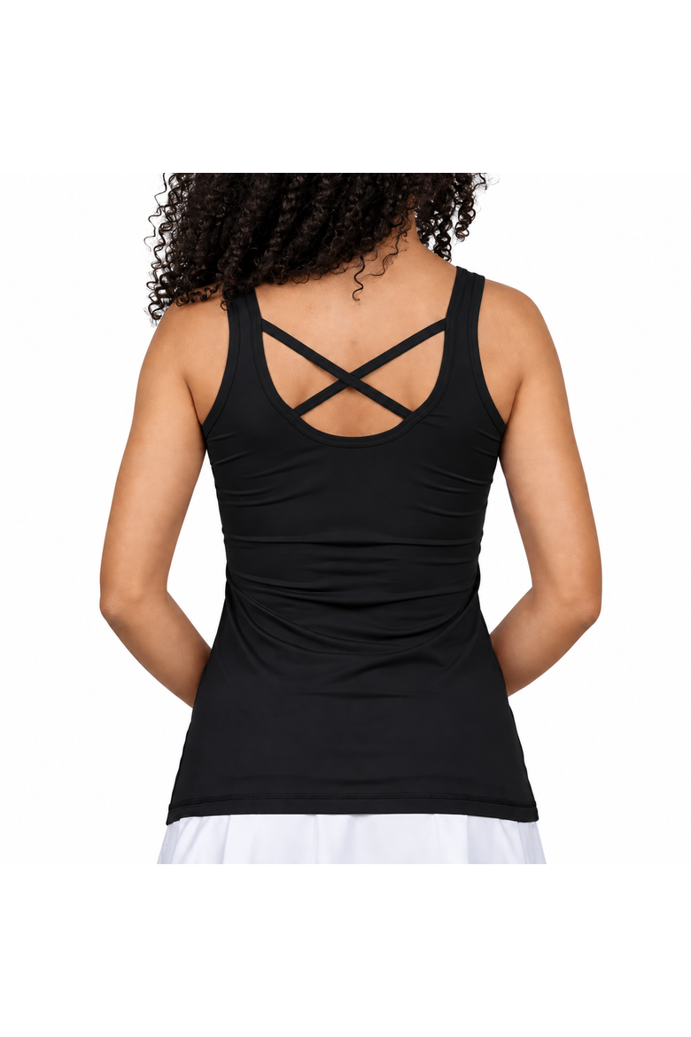 UV Colors X Womens Tennis Tank Top, Alternate, color, Black
