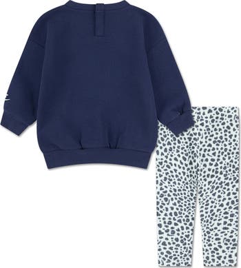 Nike Kids' Wild Warmth Crewneck Sweatshirt Leggings Set Nordstrom
