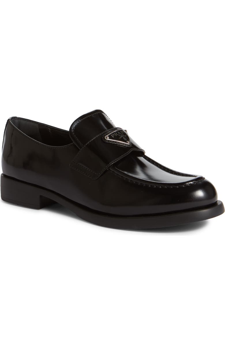 Prada Logo Loafer, Main, color,