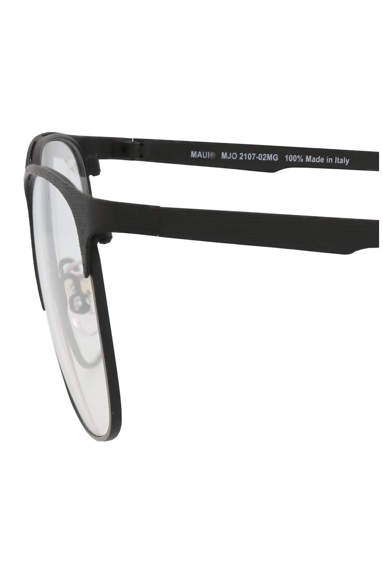 54mm Square Optical Frames, Alternate, color, BLACK BLACK TRANSPARENT