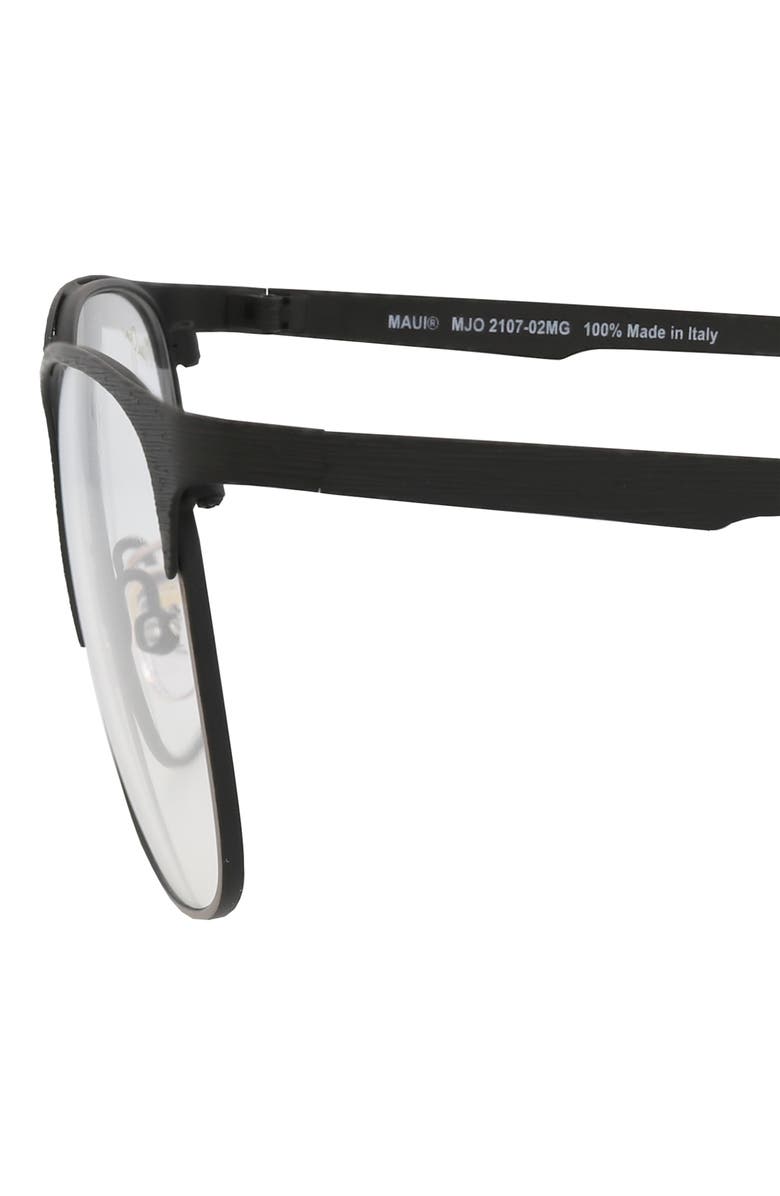 Maui Jim 54mm Square Optical Frames, Alternate, color, Black Black Transparent