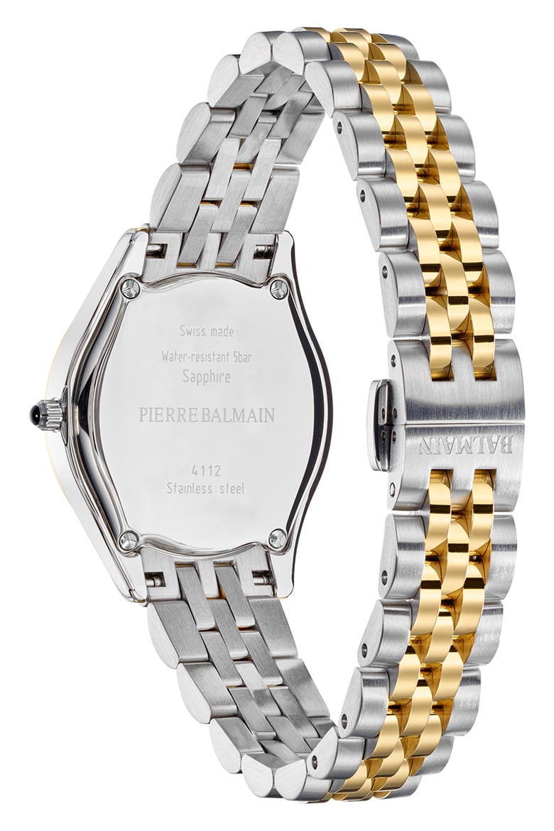 Brigitte Two Tone Bracelet Watch, 33mm, Alternate, color, TWO TONE STEEL BOLD PVD 2N