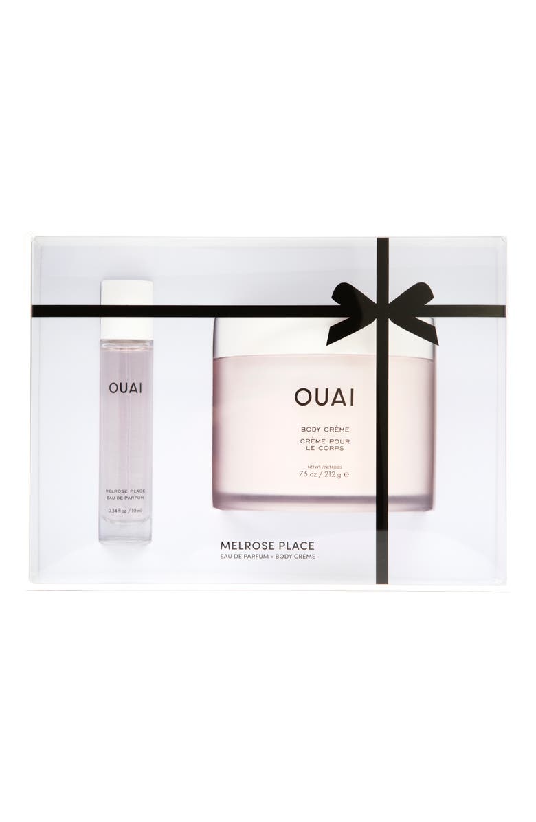 OUAI Melrose Place Body Créme & Eau de Parfum Set, Main, color, 
