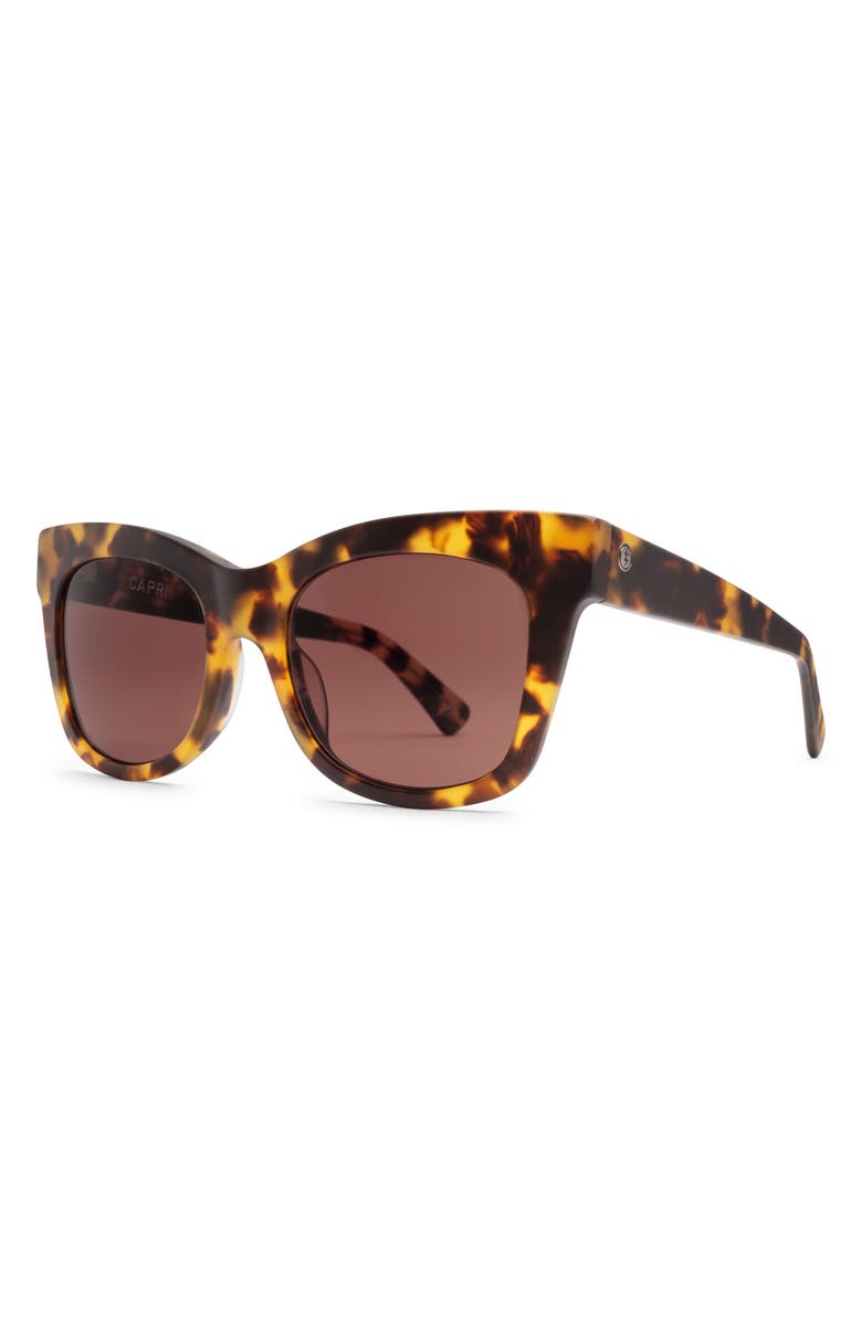 Electric Capri 52mm Polarized Cat Eye Sunglasses, Alternate, color,