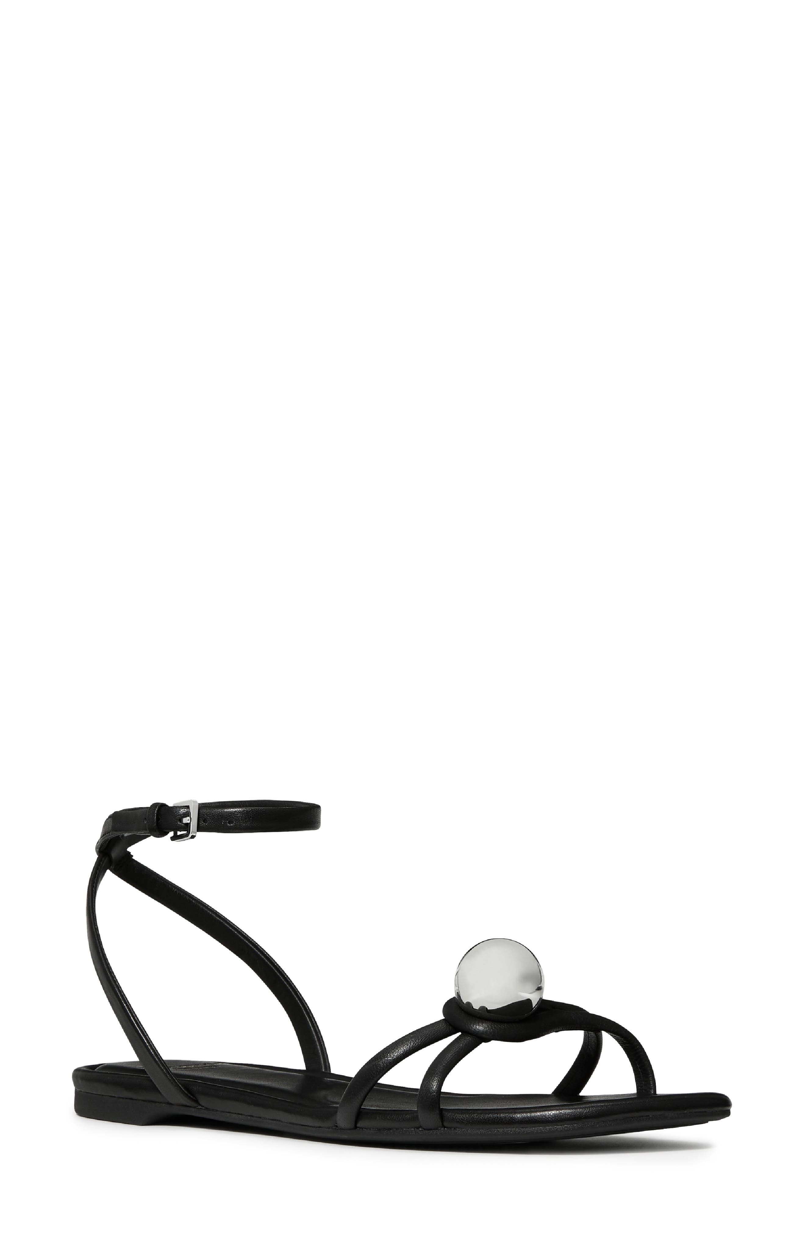 Kate Spade New York harmony ankle strap sandal, Main, color, Black