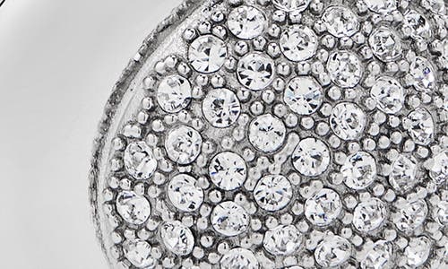 Oscar De La Renta Pavè Hinge Cuff Bracelet In Gray