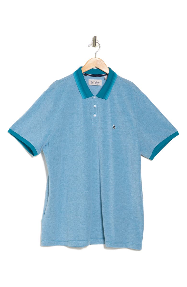 Original Penguin Tipped Cotton Contrast Collar Polo, Alternate, color, 
