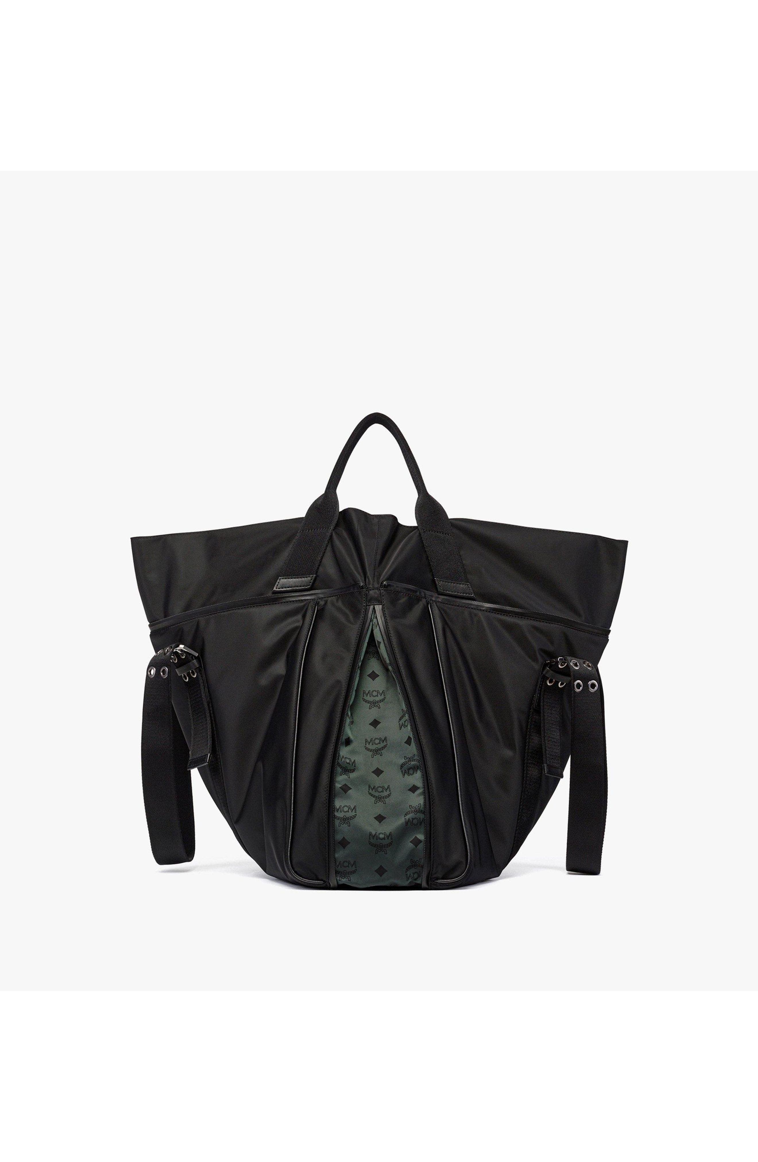 X-Large Aren Nova Tote in Monogram ECONYL®, Alternate, color, Black