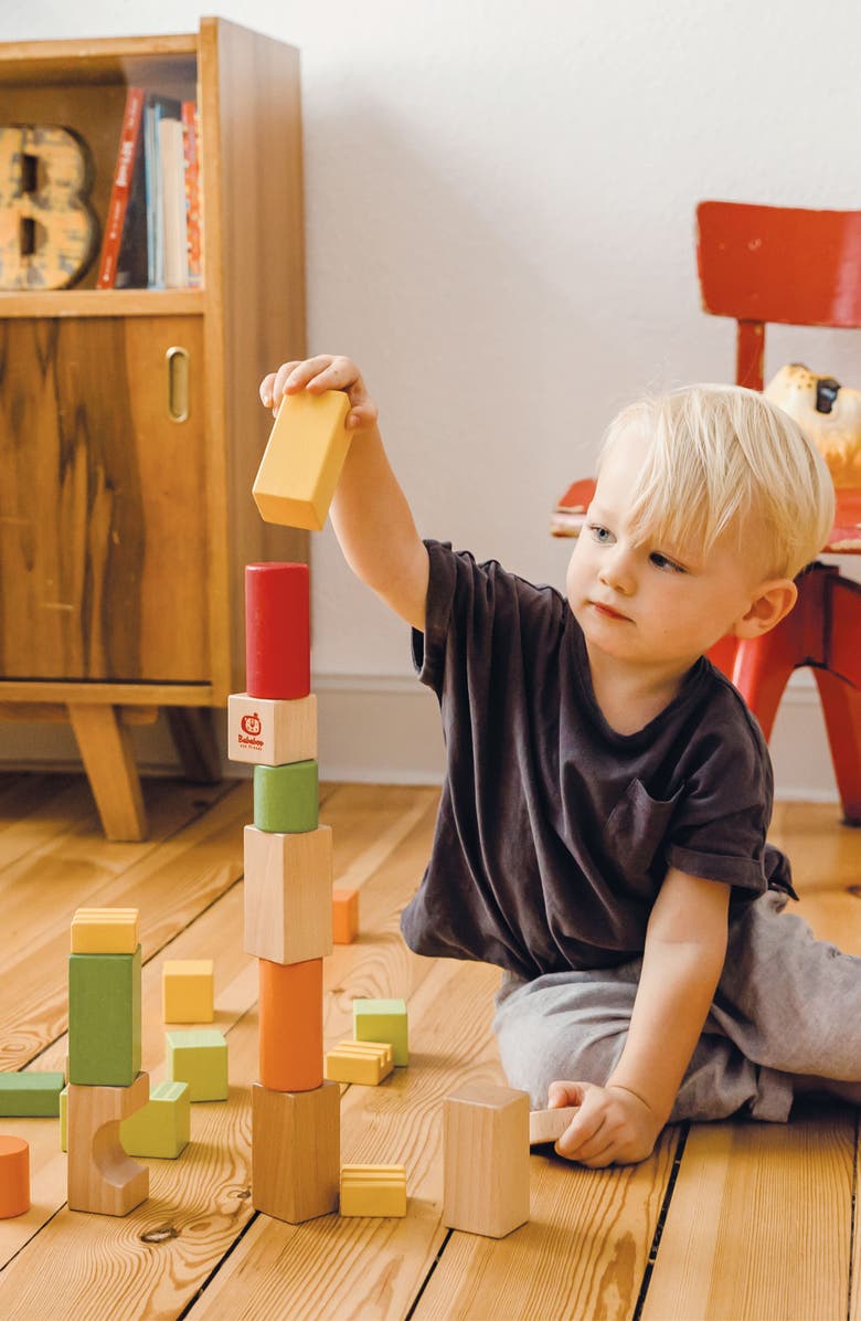Bababoo and friends<sup>®</sup> Bababoo Lion Babablocks Building Blocks, Alternate, color, Multi / Orange