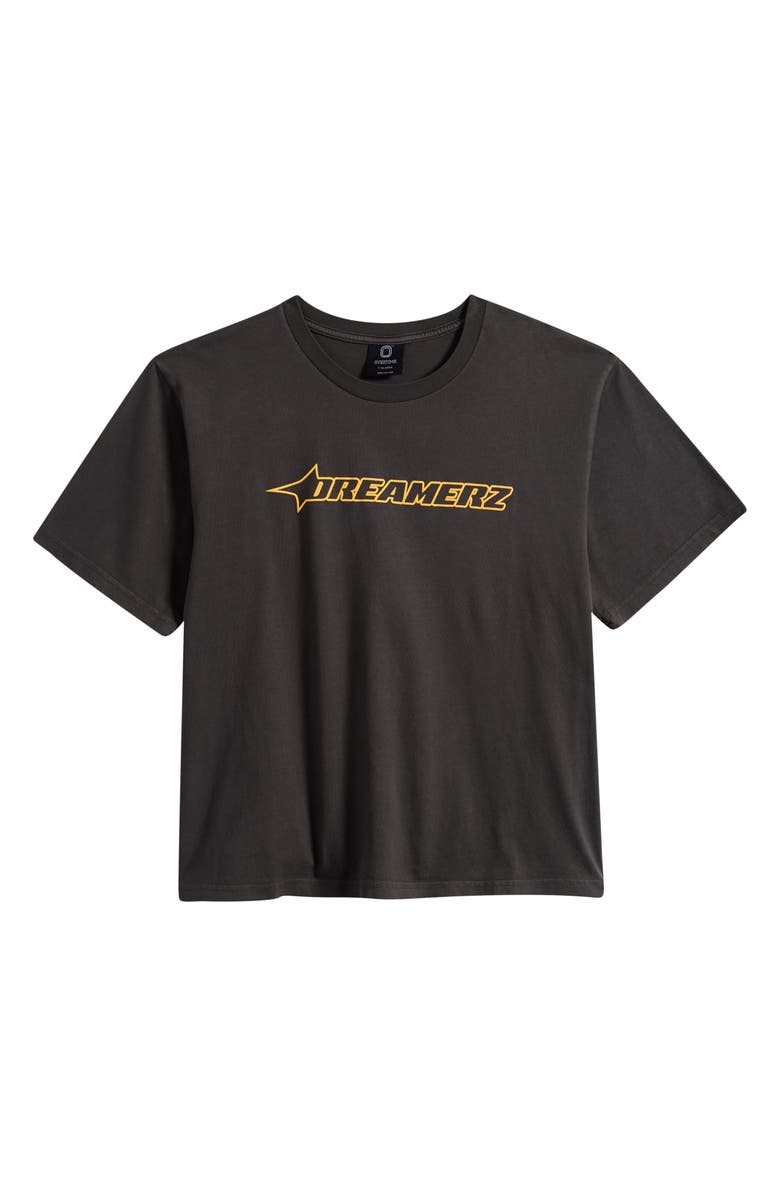 OVERTIME Kids' Star Cotton Graphic T-Shirt, Main, color, Black