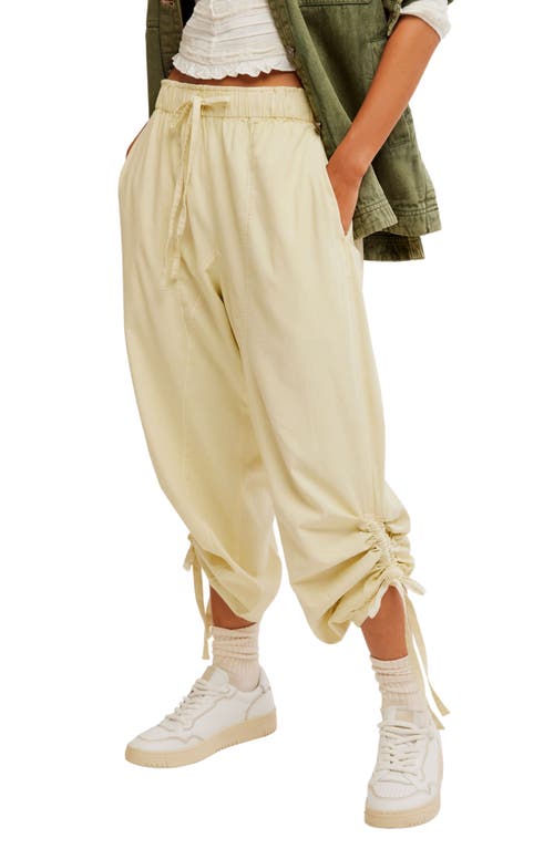 Free People Hadley Poplin Pants In Khaki Chino In Khaki Chino