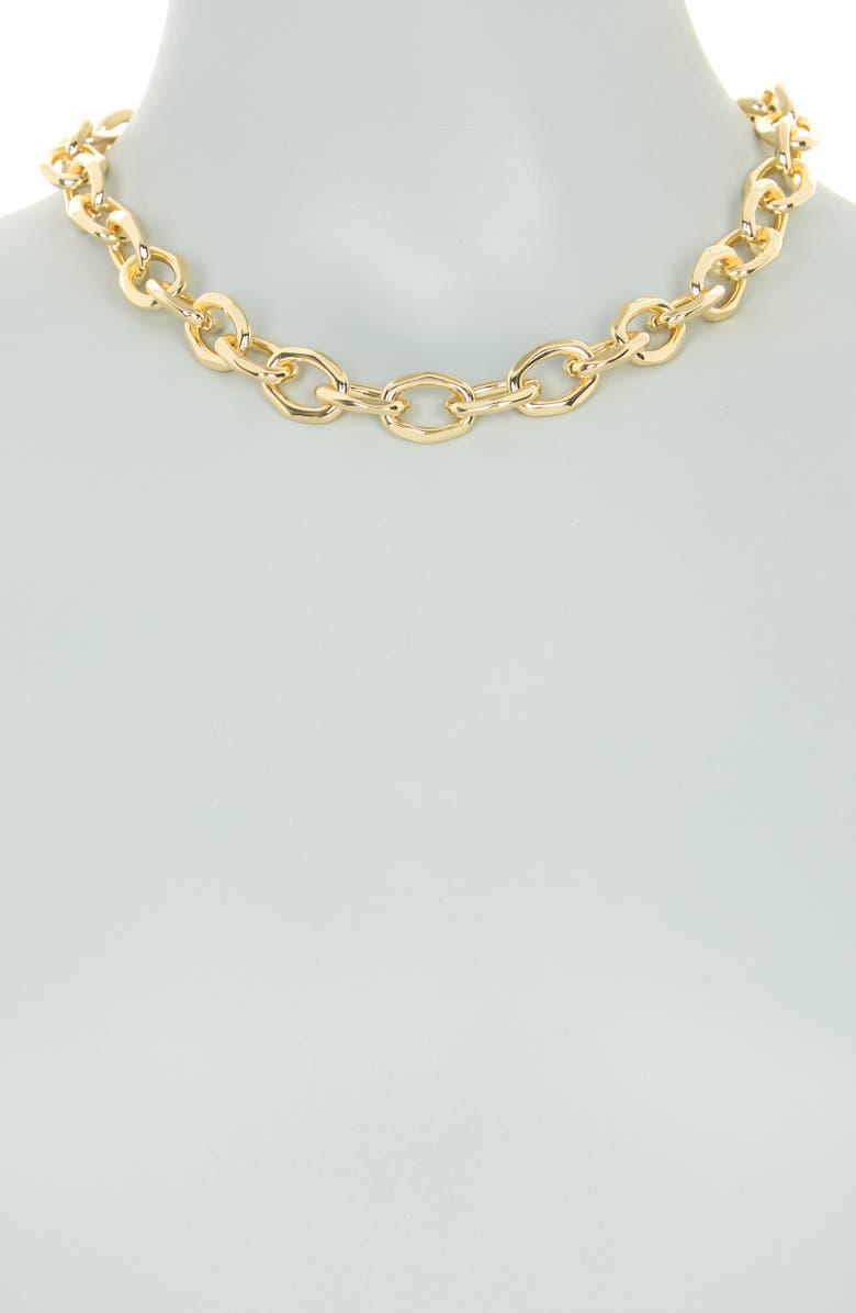 BaubleBar Thick Link Chain Necklace, Alternate, color,