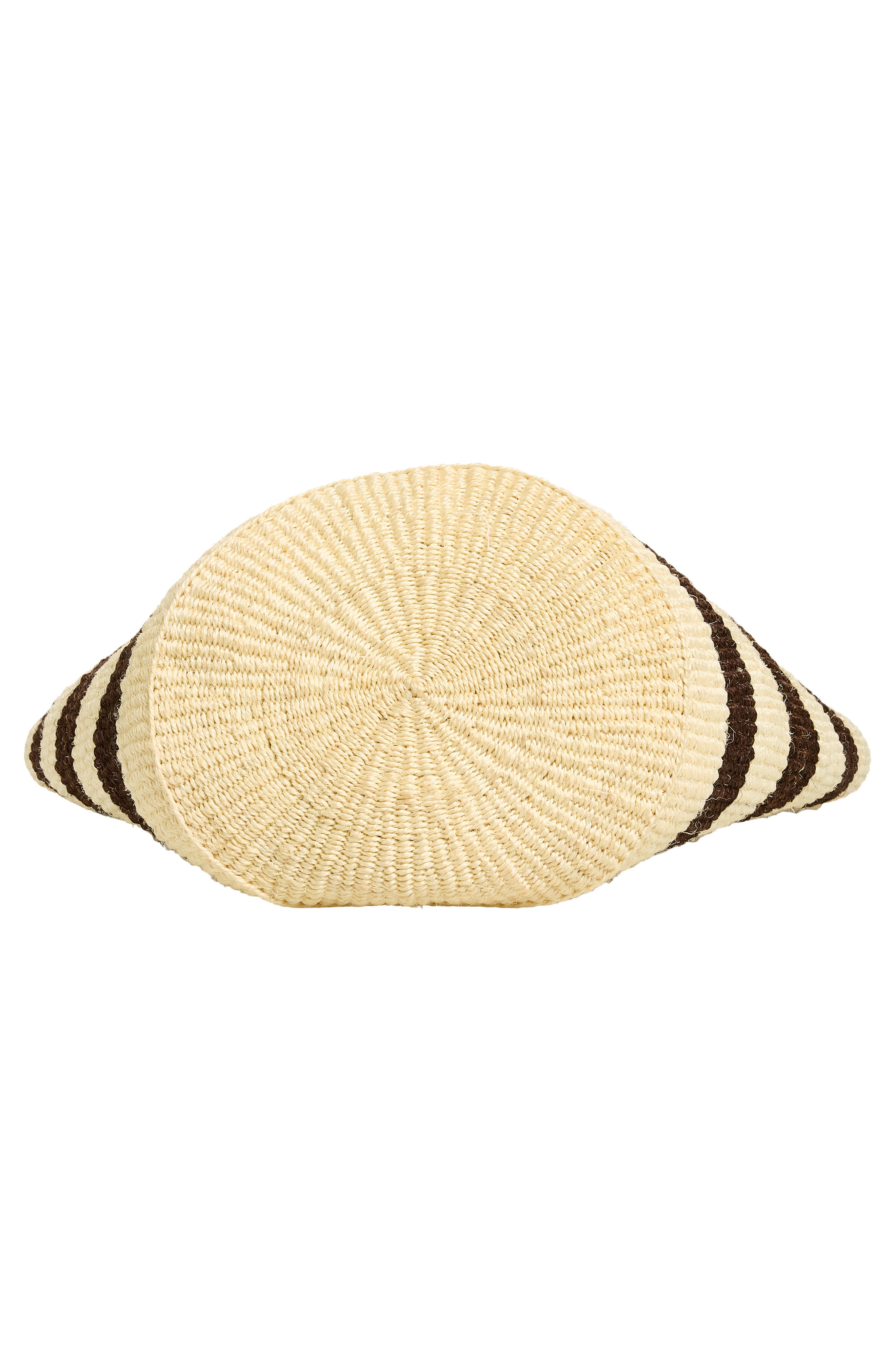 LIFFNER Straw Basket Tote, Alternate, color, Dark Brown/ Cream