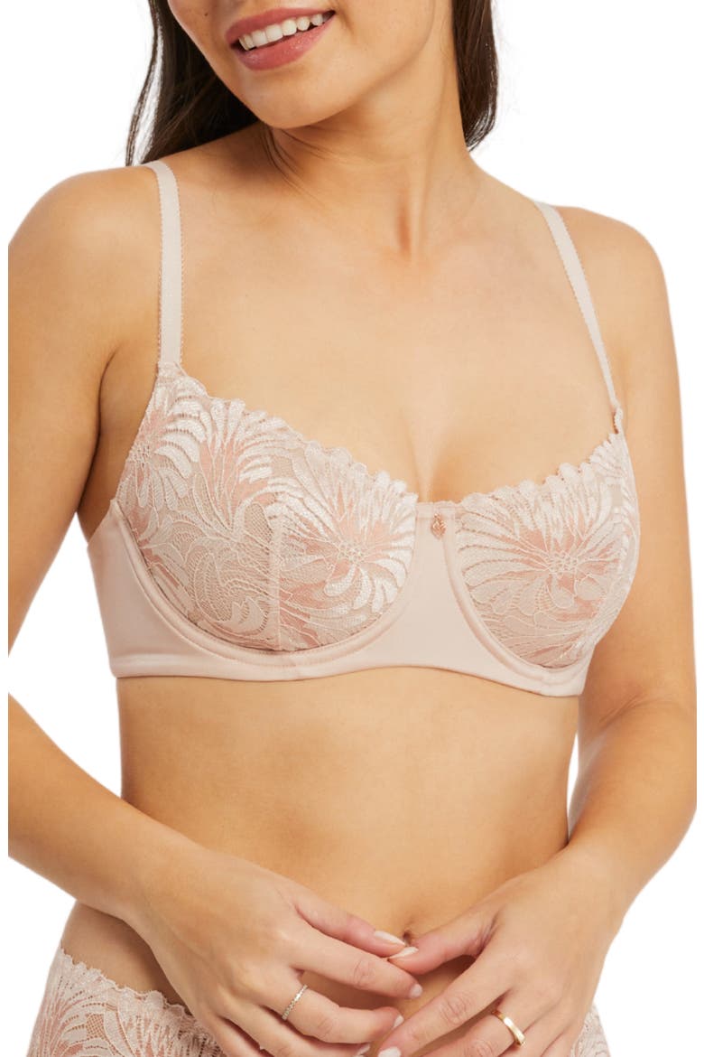 Anniversary Flirt Underwire Balconette Bra, Main, color, LOTUS