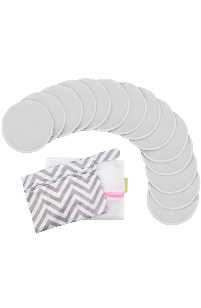 KeaBabies Soothe Nursing Pads, Main, color, Cool Gray