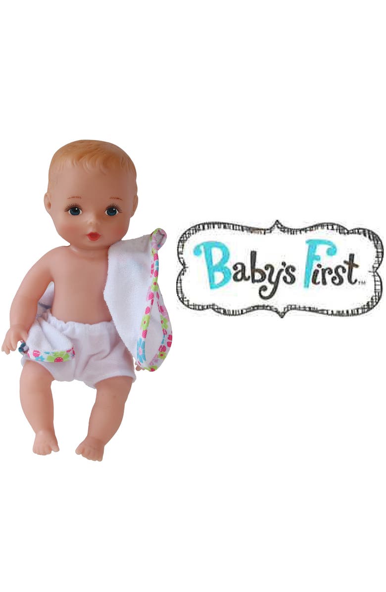 Baby's First First 9" Bathtime Baby Softina, Alternate, color, Multicolored