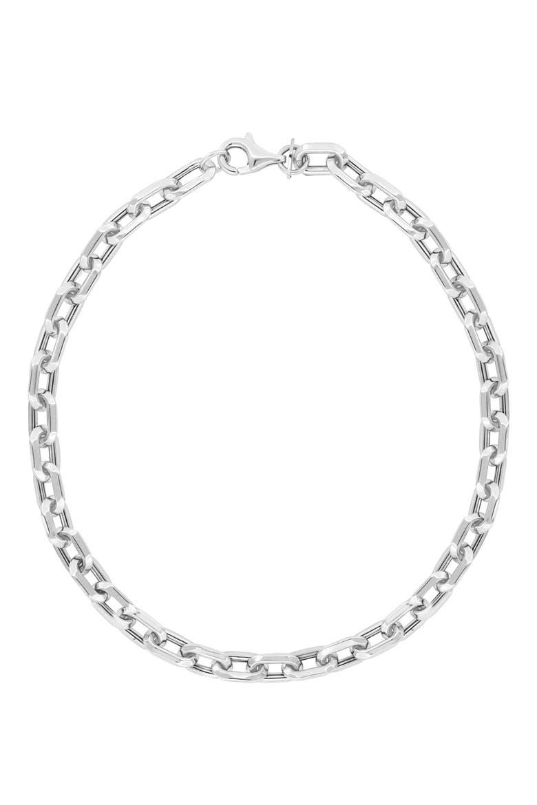 14K Gold Chain Link Bracelet (Nordstrom Exclusive), Main, color, 14K WHITE GOLD