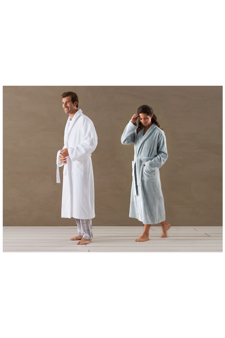 Gender Inclusive Cloud Loom™ Organic Cotton Robe, Alternate, color, ALPINE WHITE